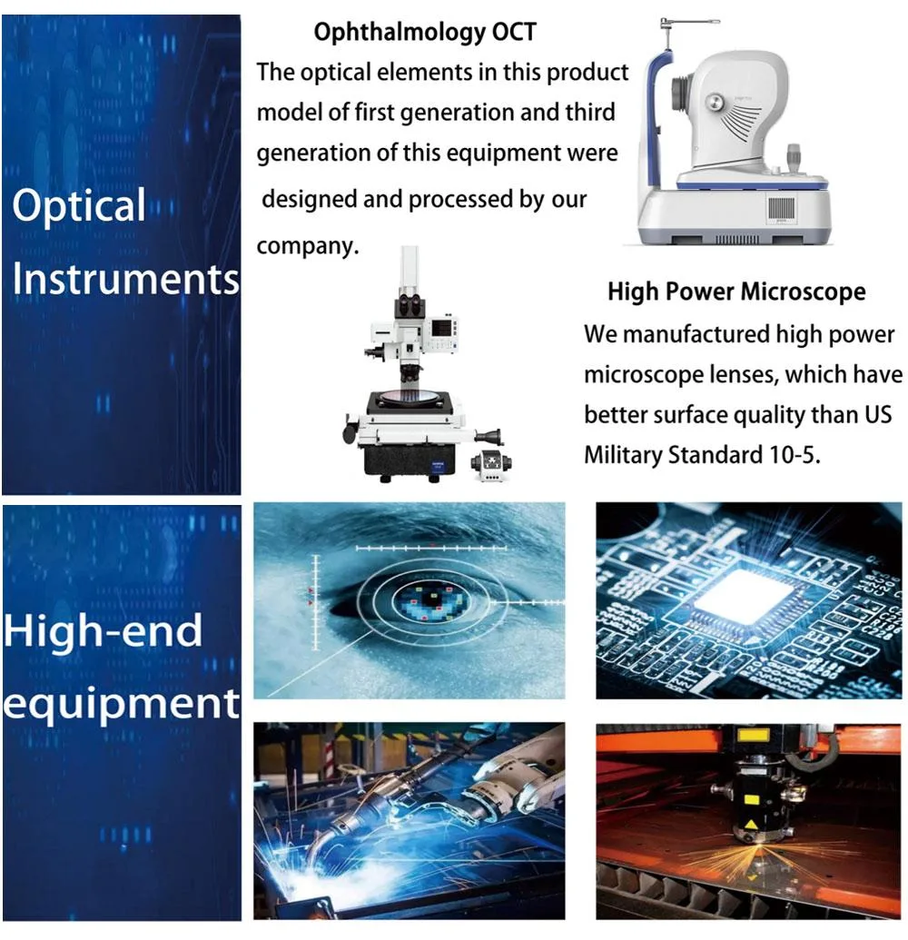 Optical Glass Single Crystal Silicon Window with Coating