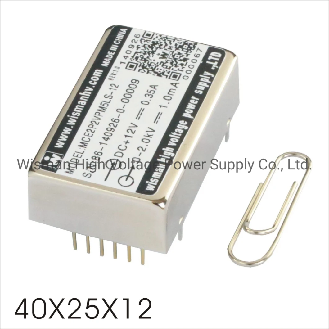 MCE Series Micro-Modules High Voltage DC Output Power Supply For Scintillation Counters (100V-2kv ,0.5W-2W)